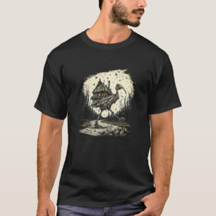 Walking House on Chicken Legs Slavic folklore Baba T-Shirt