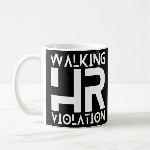 Walking HR Violation Funny Meme Premium Coffee Mug