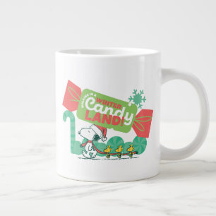 Walking In A Winter Candy Land! Giant Coffee Mug