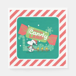 Walking In A Winter Candy Land! Napkins