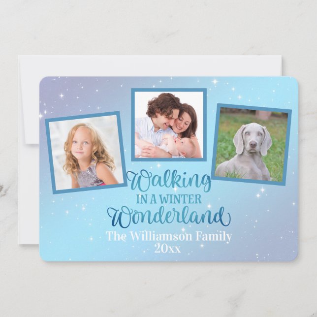 Walking In A Winter Wonderland Three Photo (Front)