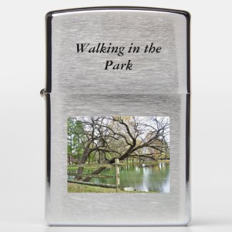 Walking in the Park Zippo Lighter