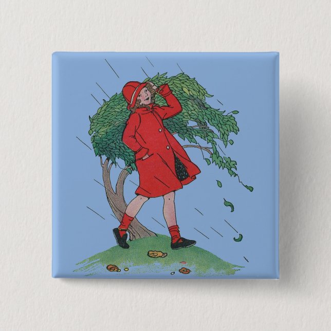 walking in the rain button (Front)