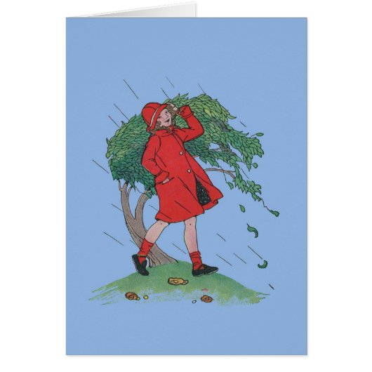 walking in the rain cards (Front)