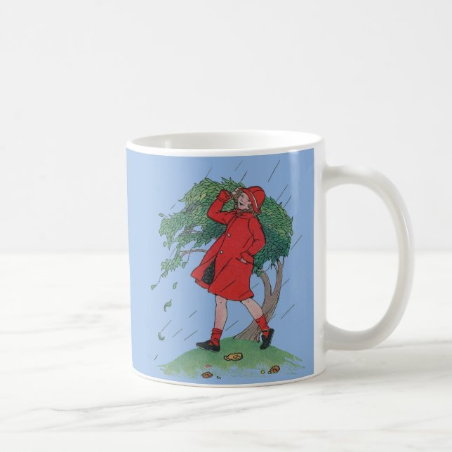 walking in the rain coffee mug (Right)