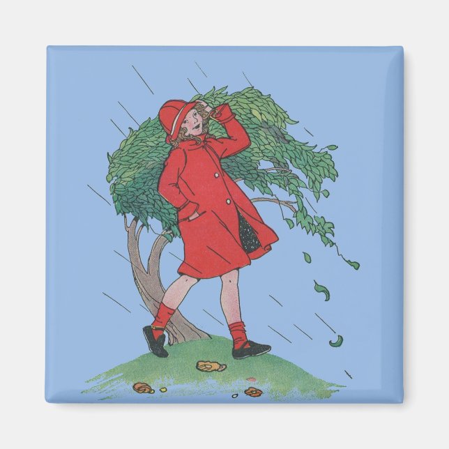 walking in the rain magnet (Front)