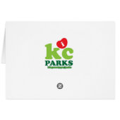 Walking in the woods cards (Back Horizontal)