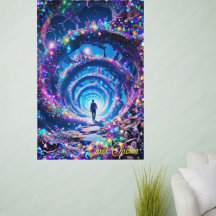 Walking Into Infinity Mystical Gem Tunnel
