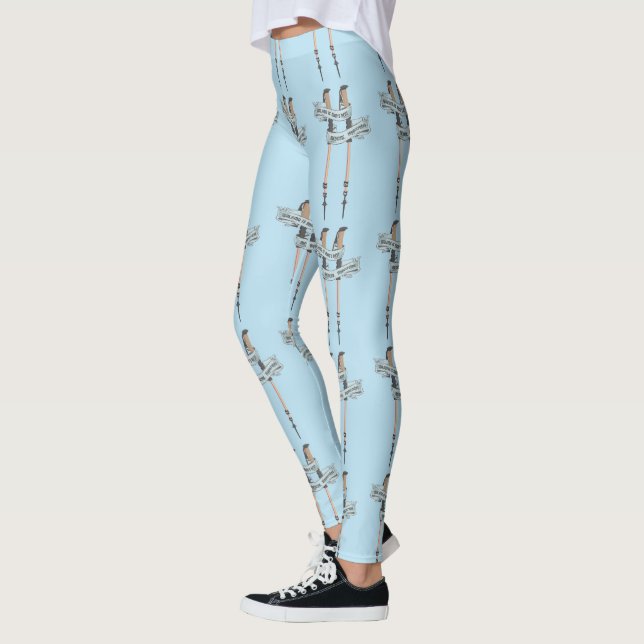 walking is the best medic Hippocrates hiking pulse Leggings (Left)