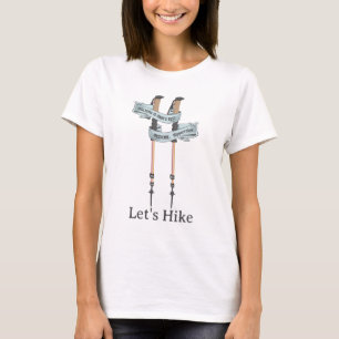 walking is the best medic Hippocrates hiking pulse T-Shirt