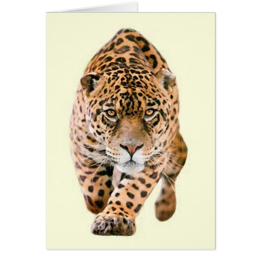 Walking Jaguar Eyes Cards (Front)