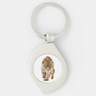 Walking Jaguar Eyes Keychain