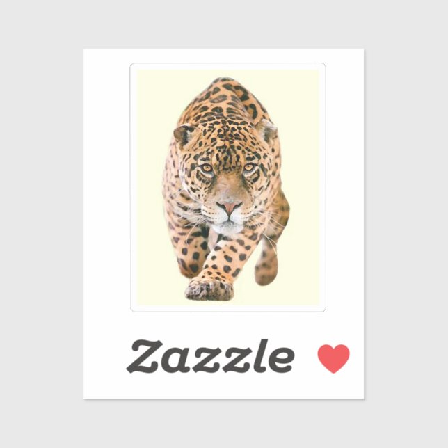 Walking Jaguar Eyes Sticker (Sheet)