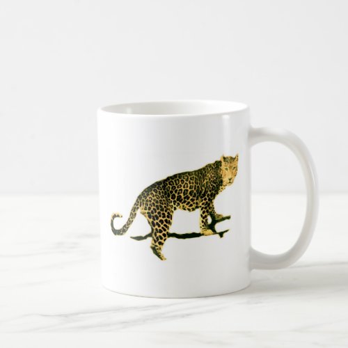 Walking Leopard Coffee Mug