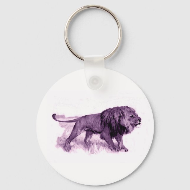 Walking Lion Keychain (Front)