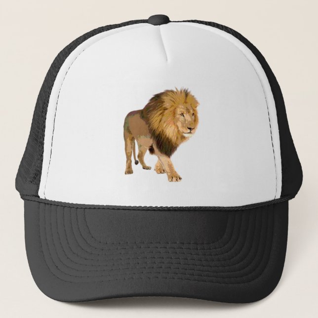 Walking Lion Trucker Hat (Front)