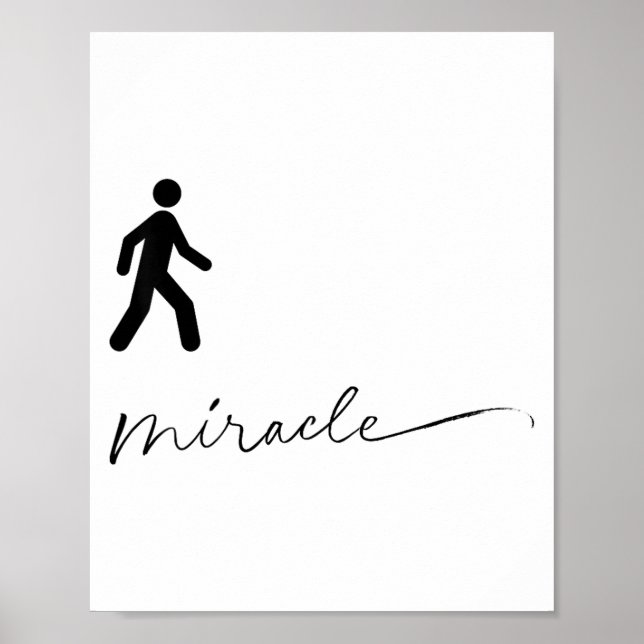 Walking Miracle Apparel  Poster (Front)