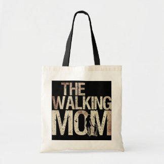 Walking Mom Zombie Woman And Kid Mother's Day Tote Bag