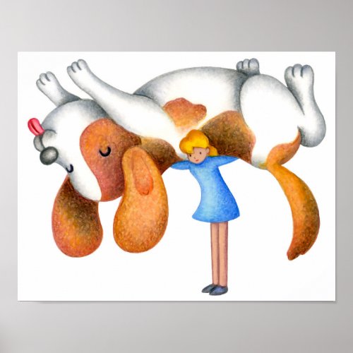 Walking my dog ​​is a hassle. poster
