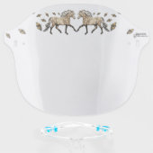 Walking On Air Face Shield (Front w/Glasses)