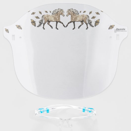 Walking On Air Face Shield (Front w/Glasses)