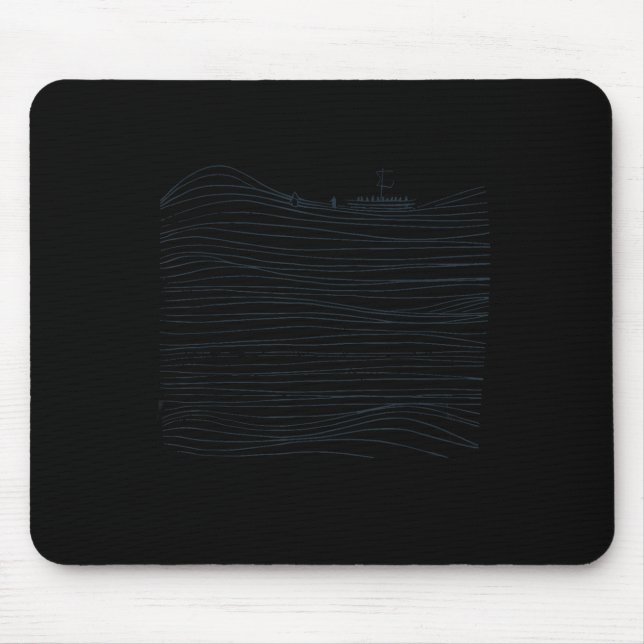 Walking On Water Boho Christian Retro Christian Fa Mouse Pad (Front)