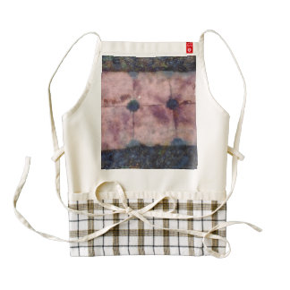 Walking path made of square stones zazzle HEART apron
