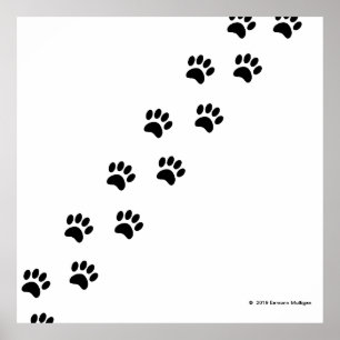 Walking Paws Poster