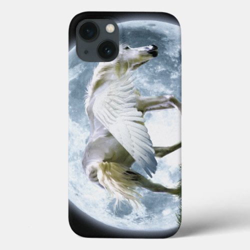 Walking Pegasus  Full Moon Fantasy Art iPhone 13 Case