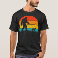 Walking Retro Sunset Off Chihuahua Dog 
