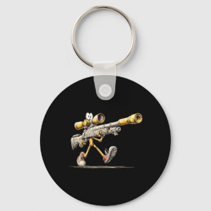 Walking Rifle Gun Costume for Precision Sniper Keychain