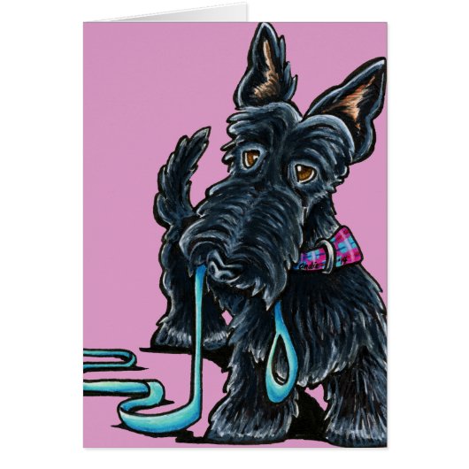 Walking Scottie Cards (Front)