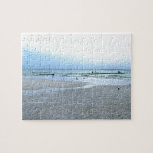 Walking Siesta Keys Along The Tides Jigsaw Puzzle