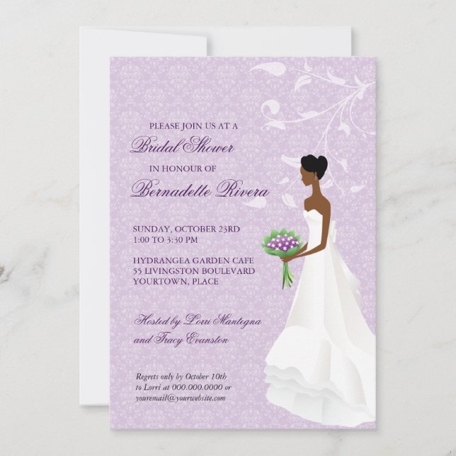 Walking the Aisle Bridal Shower Invitation (Front)