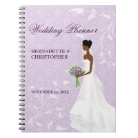 Walking the Aisle Purple Wedding Planner Notebook