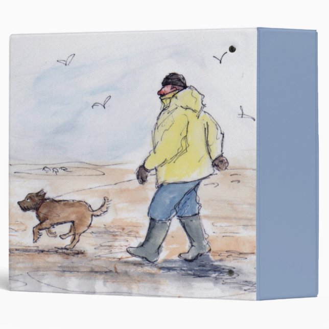 Walking the dog - 01 3 ring binder (Back/Spine)