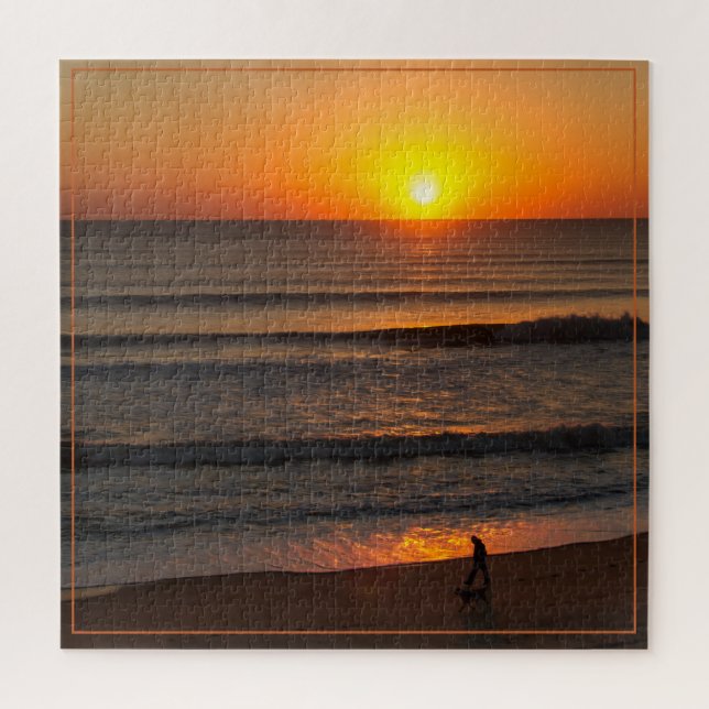 Walking The Dog OBX Jigsaw Puzzle (Vertical)