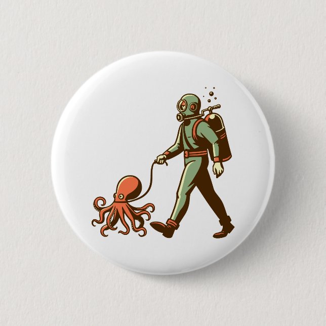 Walking the octopus button (Front)