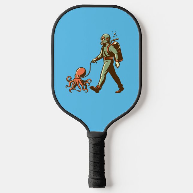 Walking the octopus pickleball paddle (Front)