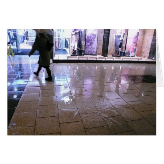 Walking Through Puddles Cards (Front Horizontal)