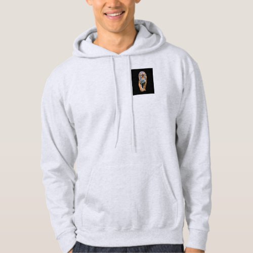 Walking Tiger Double Sided Design Template Mens Hoodie