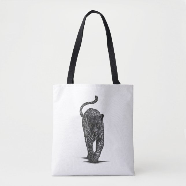 Walking Tiger Tote Bag (Front)