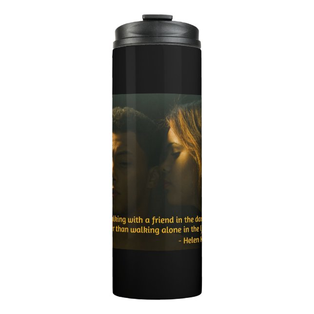 Walking together thermal tumbler (Front)