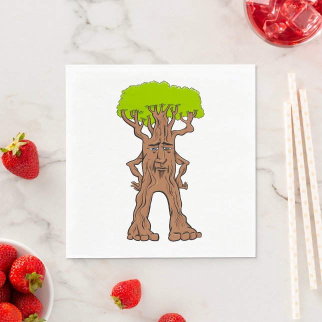Walking Tree Character Fantasy Tree Creature Napkins (Creator Uploaded)