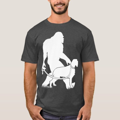 Walking Wirehaired Pointing Griffon Dog T_Shirt