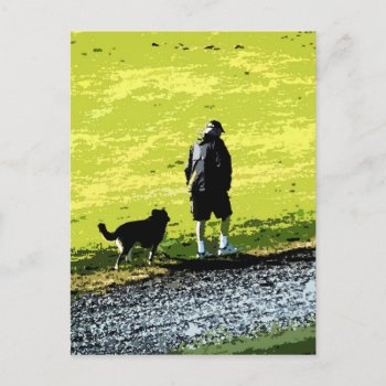 Walking With Friend Postcard by Zinvolle at Zazzle