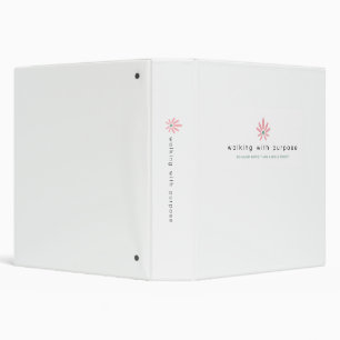 Walking with Purpose Logo Binder – 1.5" Avery Sign