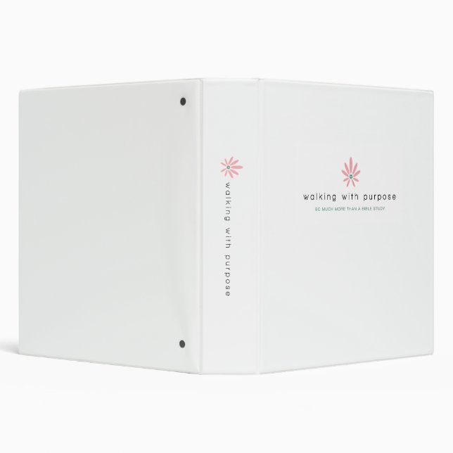 Walking with Purpose Logo Binder – 1.5" Avery Sign (Background)