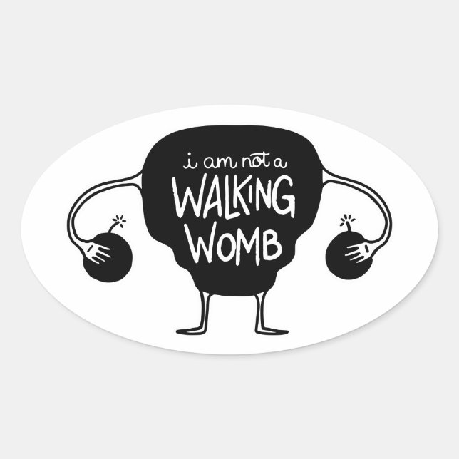 Walking Womb Sticker (Front)