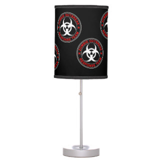 Walking Zombie Response Team Bio Hazard Table Lamp